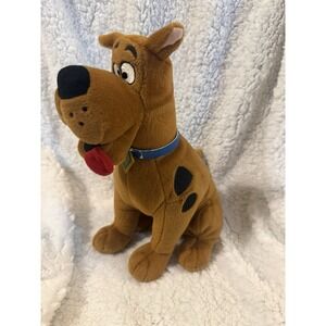 2010 Scooby Doo TY 12 inch Plush with Collar Hannah Barbera Beanie Baby